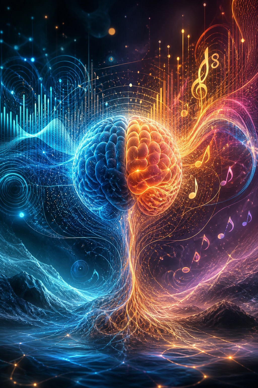 《聲音和音樂與大腦的激盪 BRAIN BEATS - A Journey Into ore Sonic Future》封面